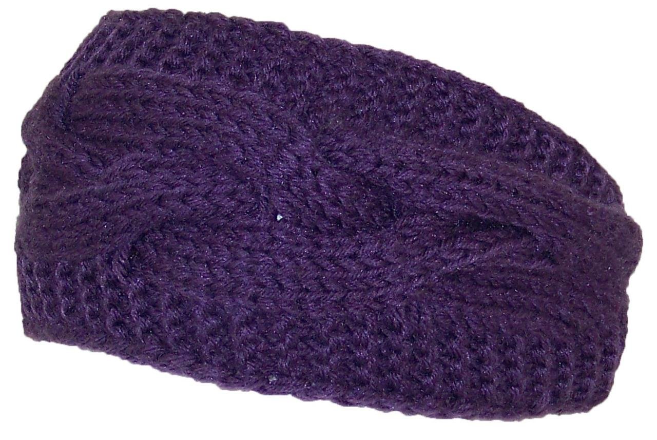 Best Winter Hats Solid Color Cable And Garter Stitch Knit