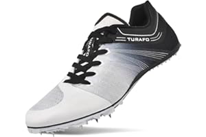 TURAFO Professional Mens Womens Track and Field Shoes Spikes Track Race Jumping Sneakers Running Sneakers