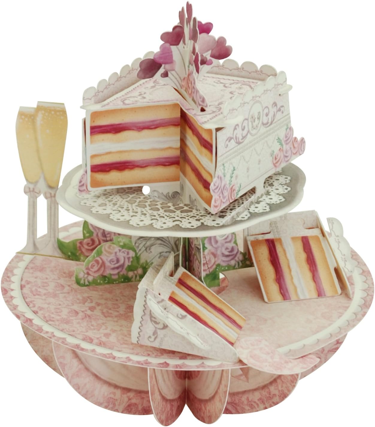 Wedding Cake 3D Pop up Card
