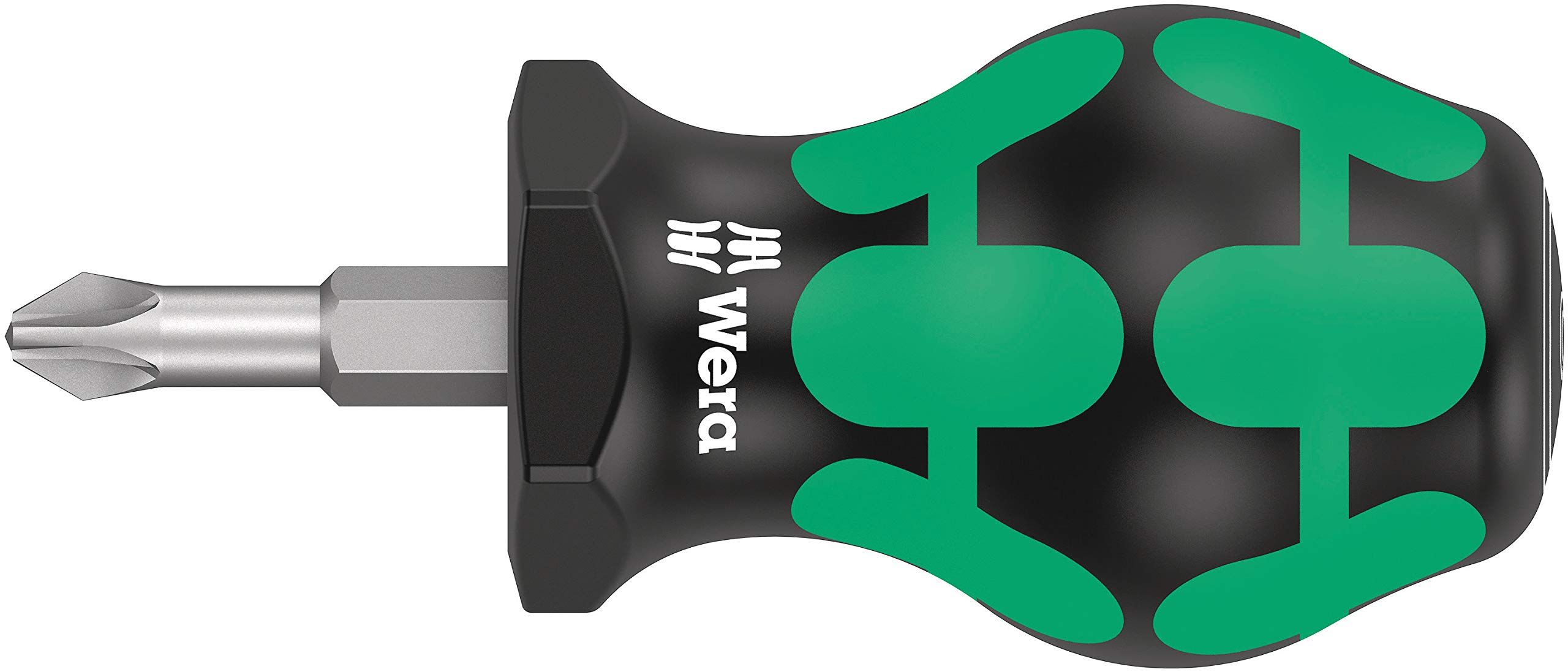 Wera 05008854001 355 PZ Pozidriv-Head Stubby/Carburetor Screwdriver 2 x 25 mm