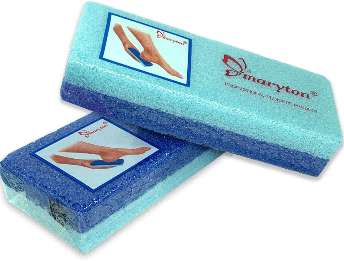 Maryton Foot Exfoliator File Scrubber Sponge Pedicure Tool Callus Remover 2pcs: Health & Personal Care