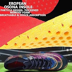 HESBITEUL Boys Girls Soccer Cleats Indoor Football