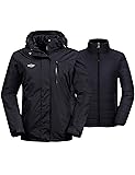 wantdo Women's Interchange Winter Jacket windproof