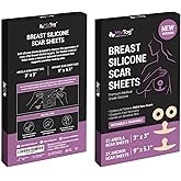 Breast reduction recovery supplies after surgery needs - Silicone scar sheets for surgical scars - Comfortable under Post op Bra