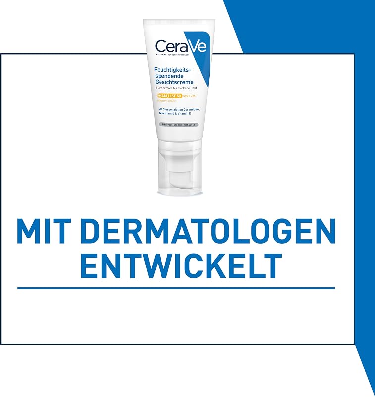 Feuchtigkeitsspendende Gesichtscreme LSF 50, UVA- & UVB-Schutz, 50ml