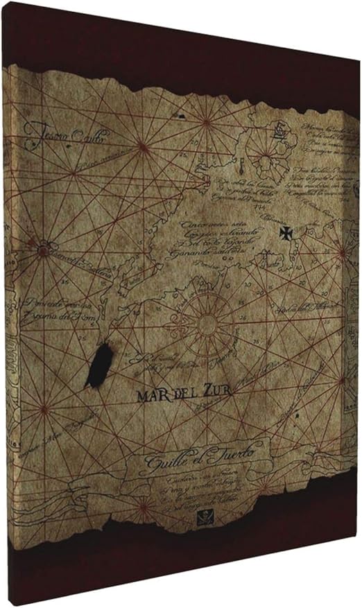 amazoncom goonies treasure map wall art decor canvas print picture