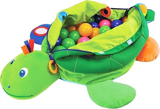 turtle playmat with balls