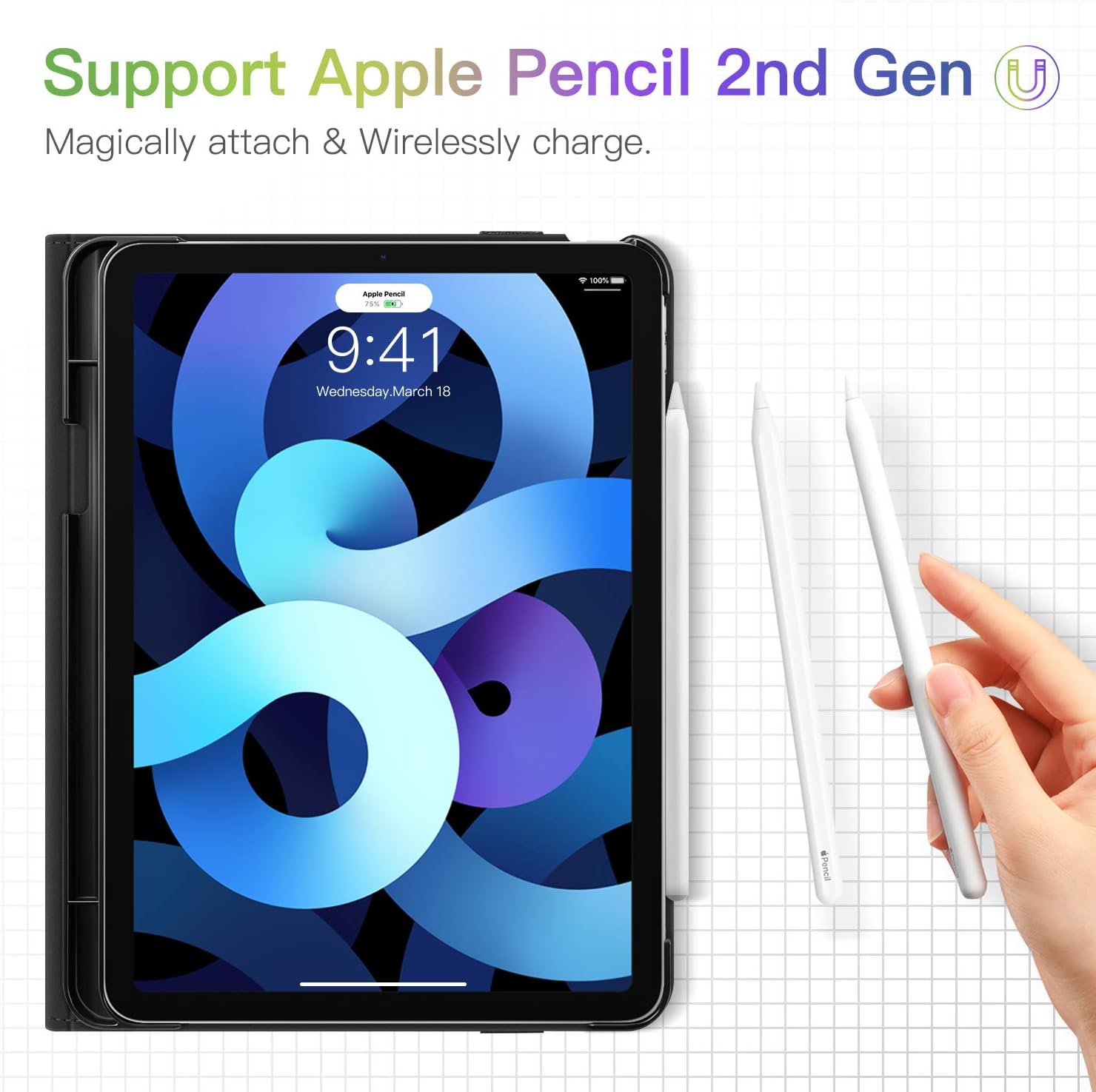 FINTIE Case for iPad Air 11 Inch M4 (2026)/M3 (2025)/M2 (2024), iPad Air 5th Generation (2022) 10.9 Inch - Image 4
