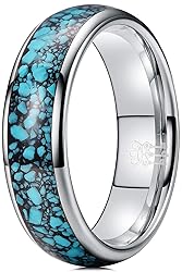 THREE KEYS JEWELRY Tungsten Carbide Mens Womens