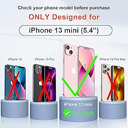 ORETECH for iPhone 13 Mini Case, with [2 x Screen