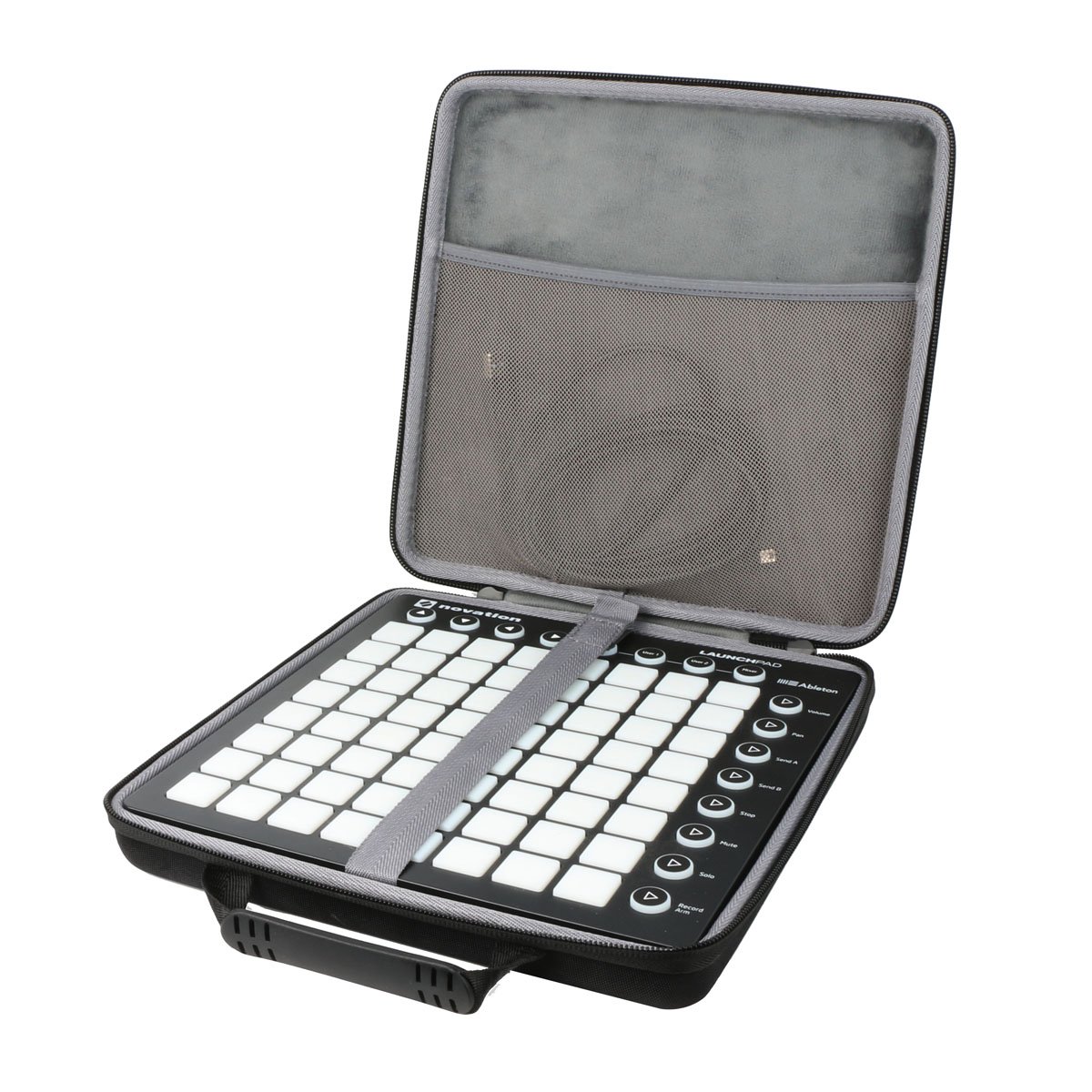 co2CREA Hard Travel Case for Novation Launchpad X /Mk2 MIDI Grid Controller Ableton Live dj Controller,Case Only