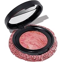 LAURA GELLER NEW YORK Baked Blush-n-Brighten Marbleized Blush- Pink Buttercream Creamy Lightweight Natural Finish
