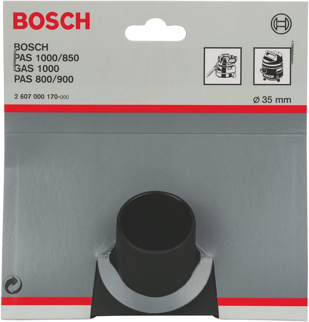 Bosch Accessories 1x Coarse Dirt Nozzle (Ø 35 mm, Accessories for Dust Extractors), Black, 45cm x 40cm x 25cm - Image 3