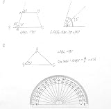 Outus Plastic Protractor 180 Degrees 4 Inch Clear Pack of 10 view 8