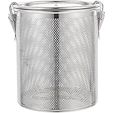 Large Tea Infuser Strainer, 304 Stainless Steel Tea Ball Infuser for Loose Leaf & Spice Ball for Cooking Soup, Large Capacity and Extendded Chain Hook, 5" x 6"