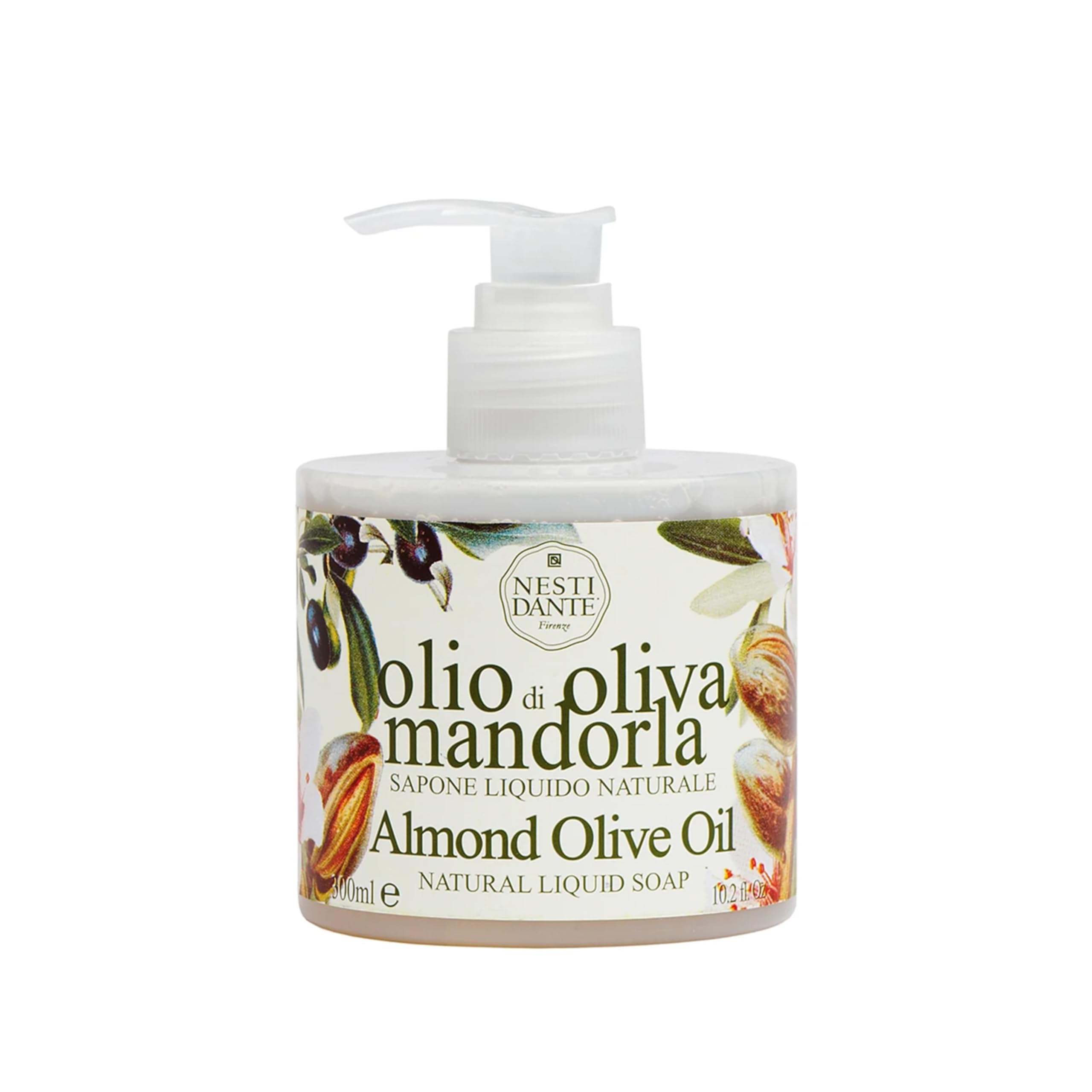 NESTI DANTE Almond Olive Oil, Natural Liquid Soap 300 ml