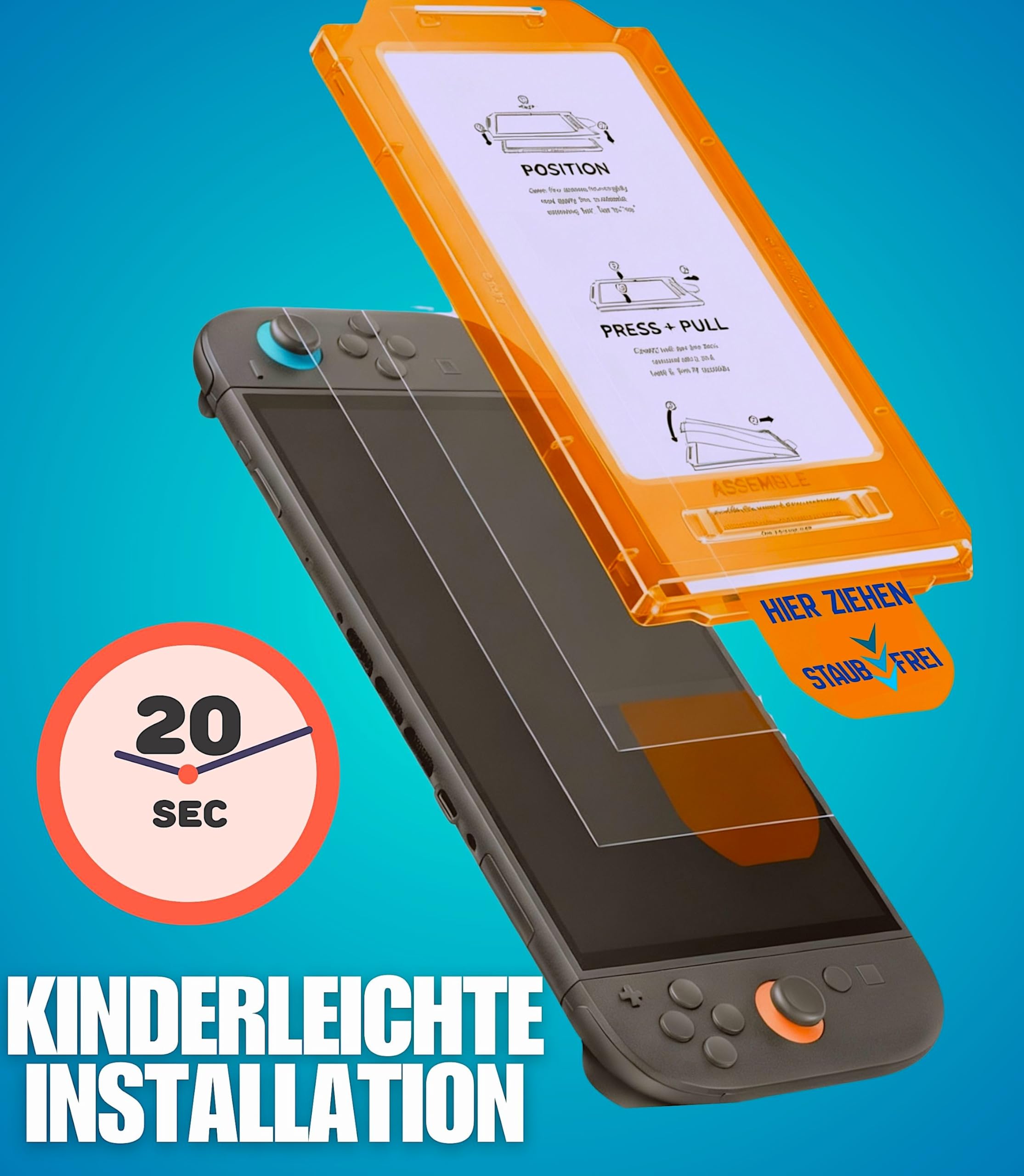 XeloTech Panzerglas für Nintendo Switch 2 (Modell 2025) – 9H Displayschutzfolie, Kratzfest & Full Coverage Schutzfolie, 2 Stück – Getestet von Gamers 2