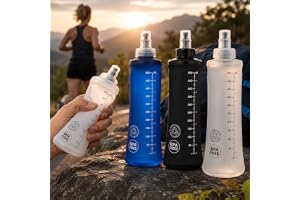 Garrafa Dobrável Soft Flask Silicone Flexível BPA Free Corrida Bike 500ML | Para Corrida e Bike, Silicone Flexível, Sem BPA,