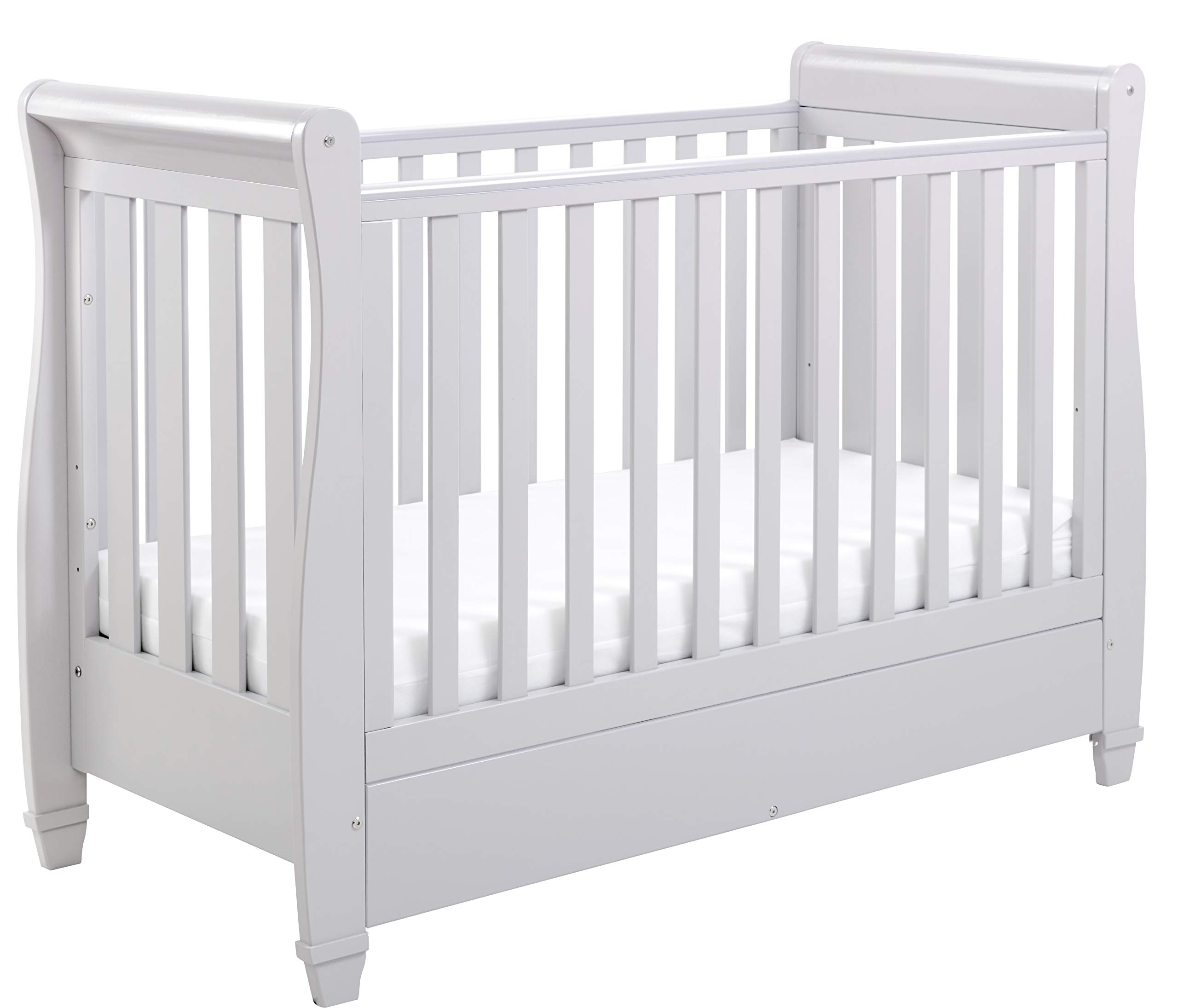 babymore sleigh cot bed