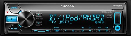Amazon ケンウッド Kenwood カーオーディオ 1dinサイズ U400bt プレーヤー レシーバー 車 バイク