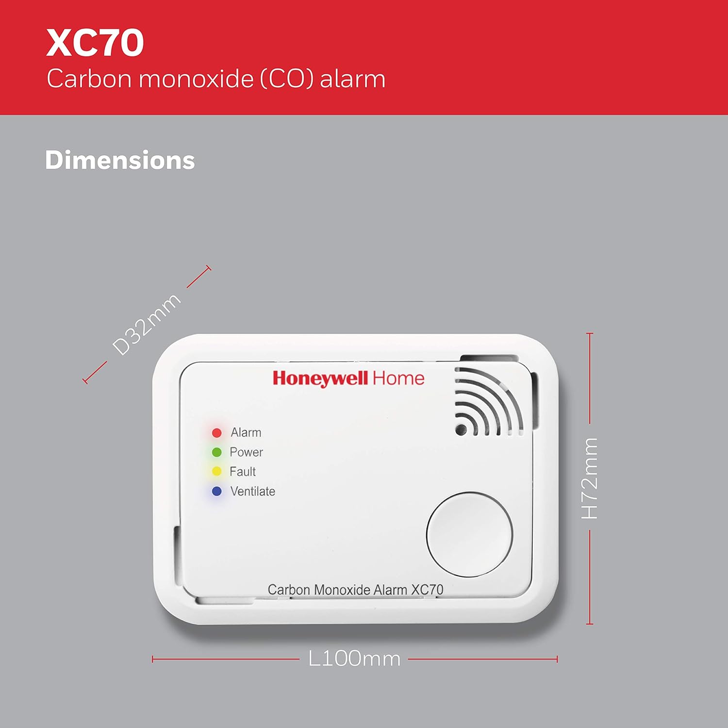 XC70FRA Carbon Monoxide Detector BigaMart