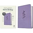 NLT Giant Print Premium Value Bible, Filament Enabled (LeatherLike, Lavender Vine)