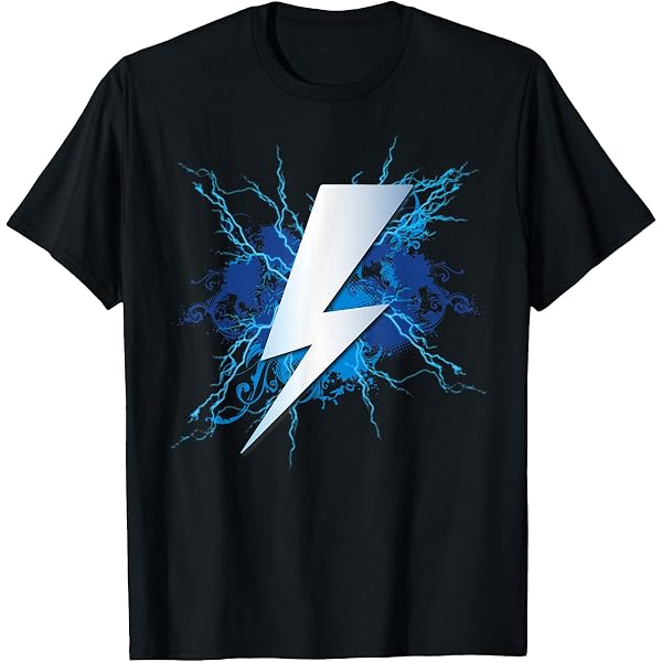 Amazon.com: Lightning Shirt with a Lightning Bolt Shirt Graphic