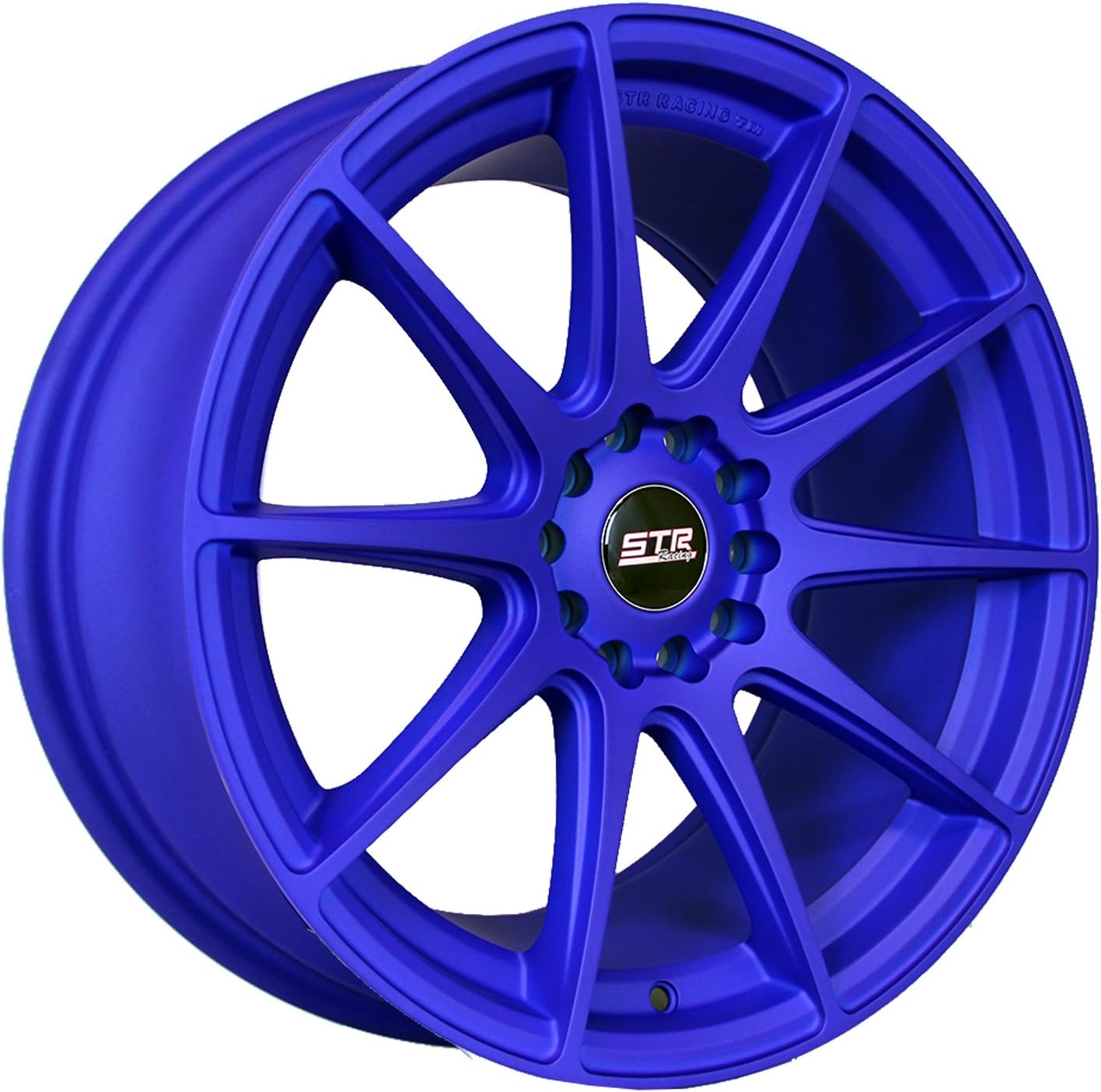Amazon STR RACING STR524 Matte Blue Wheel With Painted Finish 17 X 9 Inches 5 X 100 Mm 