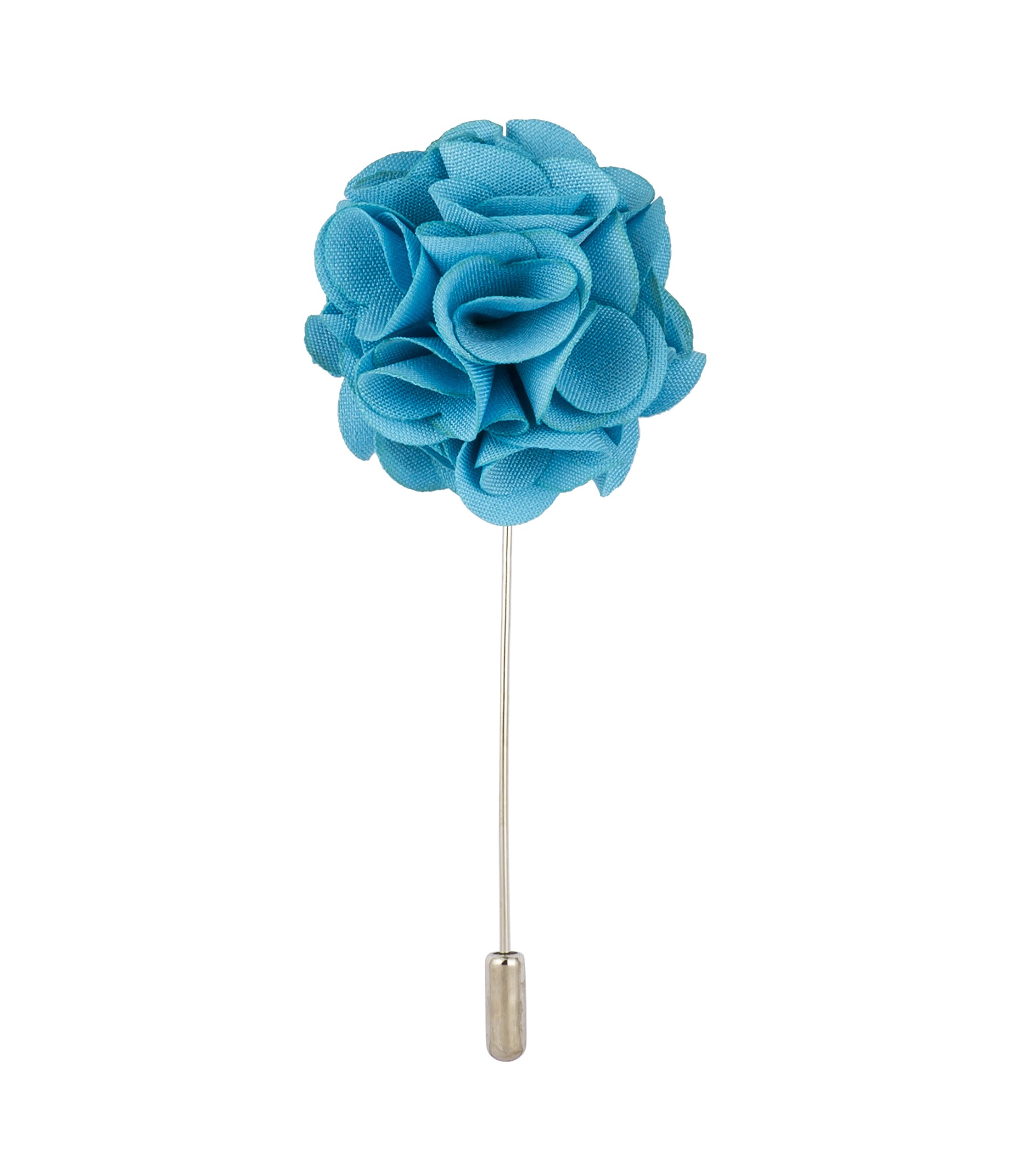 Knighthood Baby Blue Flower Bunch Lapel Pin Baby Blue Badge Coat Suit Wedding Gift Party Shirt Collar Accessories Brooch for Men