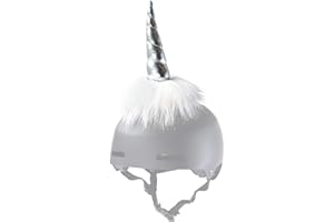 ParaWild Unicorn/Narwhal Helmet Accessories w/Sticky Hook & Loop Adhesive (Helmet not Included), Helmet Horn/Cover for Snowboarding, Skiing, Biking, Cycling etc for Kids and Adults