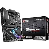 MSI MPG B550 Gaming Plus Gaming Motherboard (AMD AM4, DDR4, PCIe 4.0, SATA 6Gb/s, M.2, USB 3.2 Gen 2, HDMI/DP, ATX)