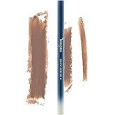 Brow Rescue Eyebrow Brush & Pencil for Men - Shape, Define & Fill In - Brow, Beard & Sideburn Filler Pen - Long-Lasting Formula (Cinereous)