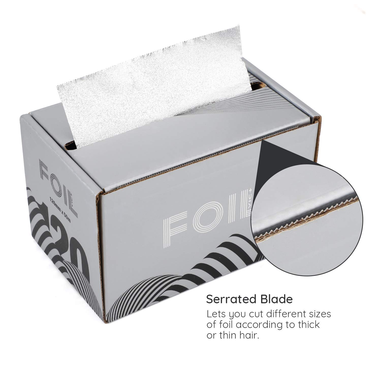 Foil Roll for Hair, Segbeauty Aluminum Foil for Hair Professional Embossed Hair Foil Roll Hair Coloring Highlighting Foils for Balayage Bleaching Hair Salon (120mm x50m) : Beauty
