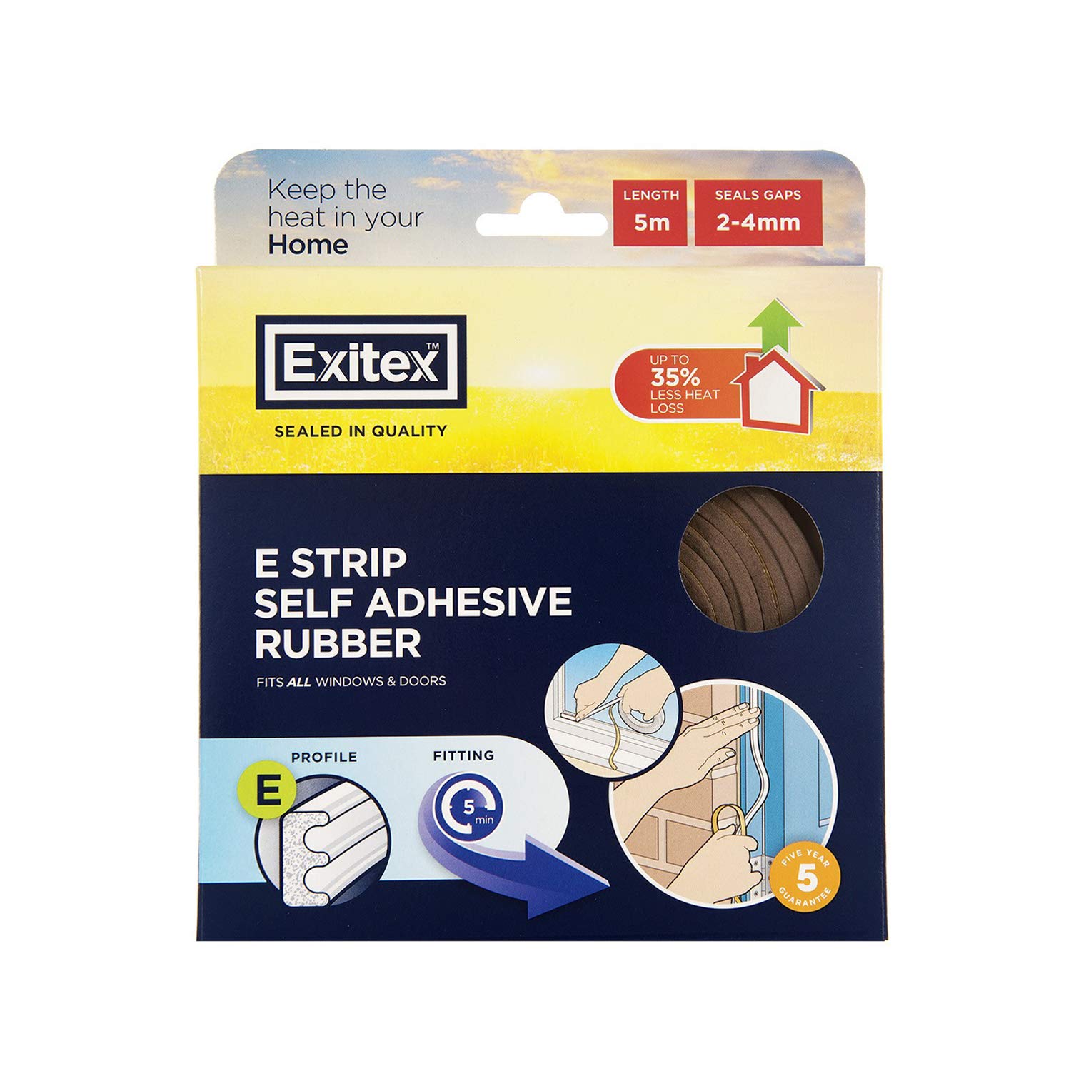 5M 'E' Strip Pack Brown SSE/5BN