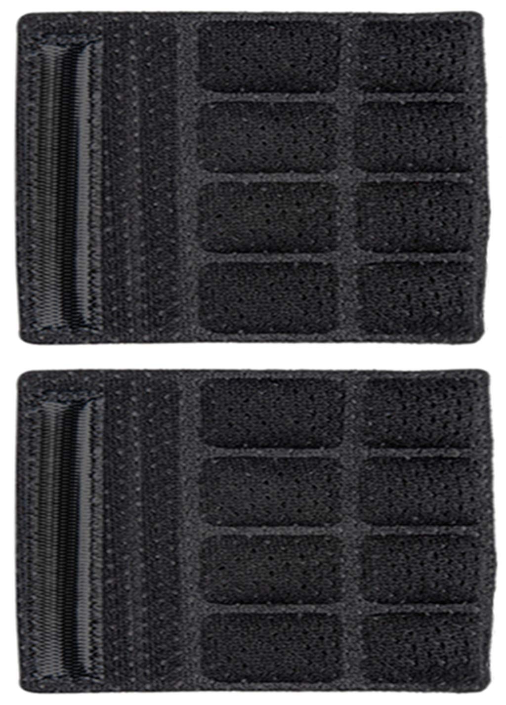 Jipemtra Helmet Chin Pads Foam Pads Set Chin Strap Padding Replacement Universal for Cycling Bike Motorcycle Helmet (Black 2PCS)