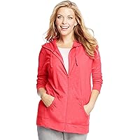 Just My Size Women's Plus-Size EcoSmart Full-Zip Hoodie
