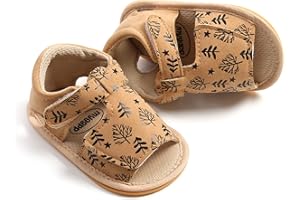 SOFMUO Baby Girl Sandals Bowknot Soft Infant Girls Princess Dress Summer Walking Shoes