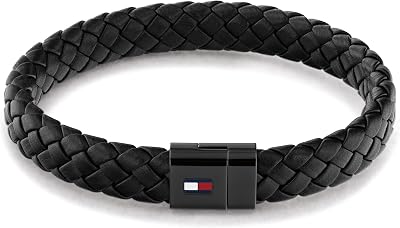 Jewelry Braccialetto da Uomo in Pelle Colore - Disponibile in Nero o Marrone
