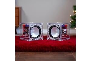 Gikfun Upgraded USB Mini Amplifier Electronic Transparent Stereo Speaker Box Sound Amplifier DIY Kit for Arduino EK1918