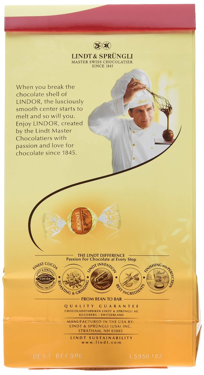 Lindt LINDOR Dulce de Leche Milk Chocolate Truffles, Milk Chocolate Candy with Smooth, Melting Truffle Center, 5.1 oz. Bag (6 Pack) : Grocery & Gourmet Food