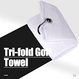 Mile High Life Golf Towel Tri Fold 16x21 Premium Microfiber Carabiner view 2
