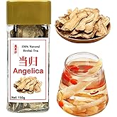 晟茗汐 Shengmingxi Angelica Slices Dang GUI Tea Dong Quai Root Dried Angelica Root Slices Chinese Herbal Tea 当归 當歸 150g/5.3oz