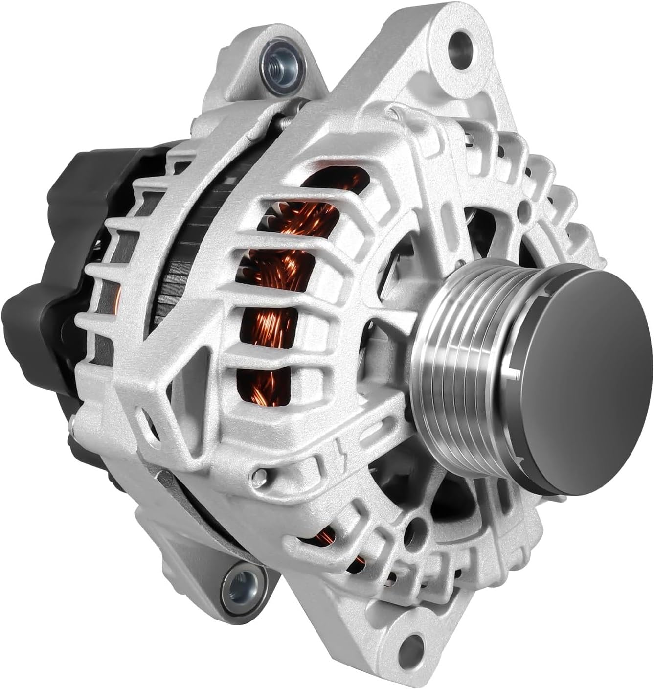 Photo 1 of 11710N Car Alternators 150 Amp Replacement for 2012-2015 Kia Optima Sorento L4 2.0L 2.4L, 2013-2016 Hyundai Sonata Santa Fe Sport, 37300-2G800 37300-2G850 37300-2G855 37300-2G950