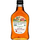 Maple Grove Farms Organic Pure Maple Syrup, Grade A Amber, 8.5 Ounce