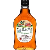 Maple Grove Farms Organic Pure Maple Syrup, Grade A Amber, 8.5 Ounce