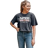 Blue 84 NHL Womens NHL Officially Licensed Women's Crop Top T-Shirt Ringspun Team Color