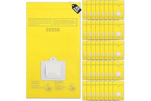 BEBEMOR 45 Pack Replacement Vacuum Bags - Compatible with Kenmore Canister Type C/Q 5055, 50555, 50557, 50558, and Panasonic Type C-5 C-18 - Premium Canister Vacuum Bags (45PCS)