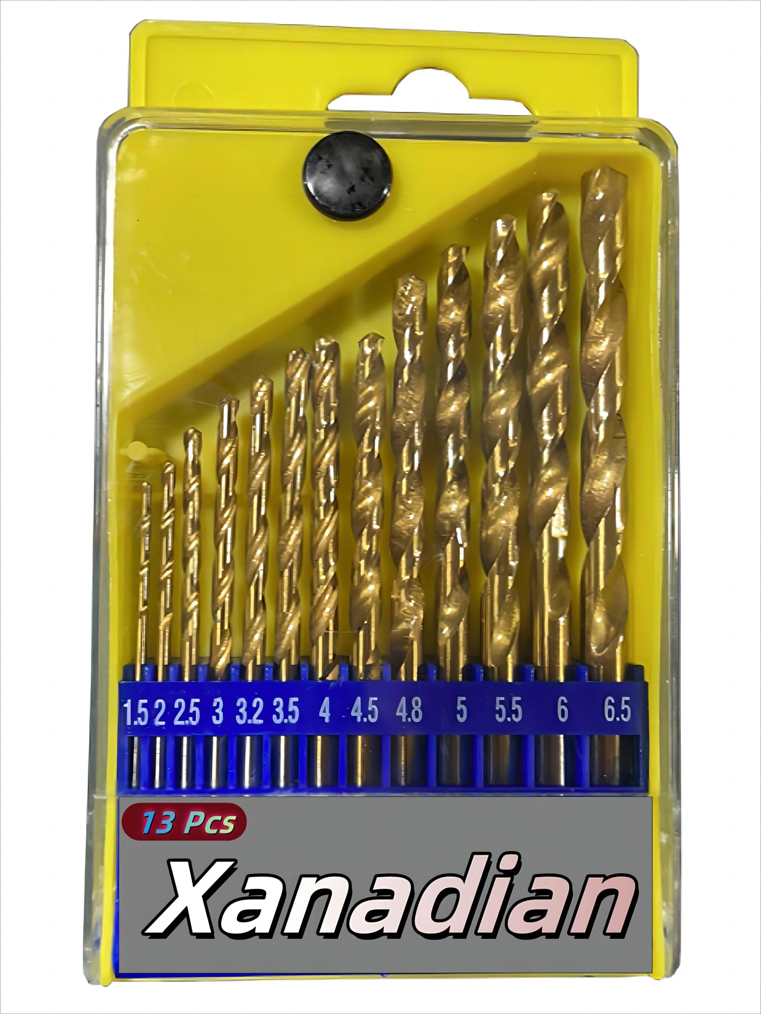 Photo 1 of Deluxe Cobalt Drill Bit Set (1/16-1/4 Inch, 13 Pack), M35 High Speed ??Steel Twist Drill Bits for Stainless Steel/Hard Metal/Cast Iron/Plastic and Wood