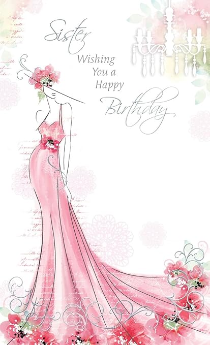 Gold Dragon International Sister Carte Danniversaire