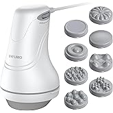 BYFUMO Cellulite Massager, Body Sculpting Machine, Lymphatic Drainage Massager, Handheld Electric Back Massager - White